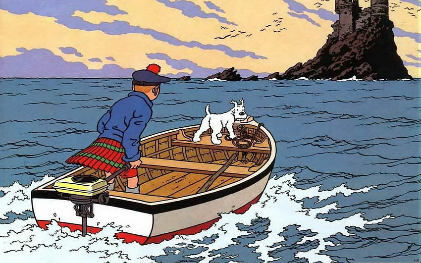 Przygody Tintina Full and Backgrounds Tapeta HD