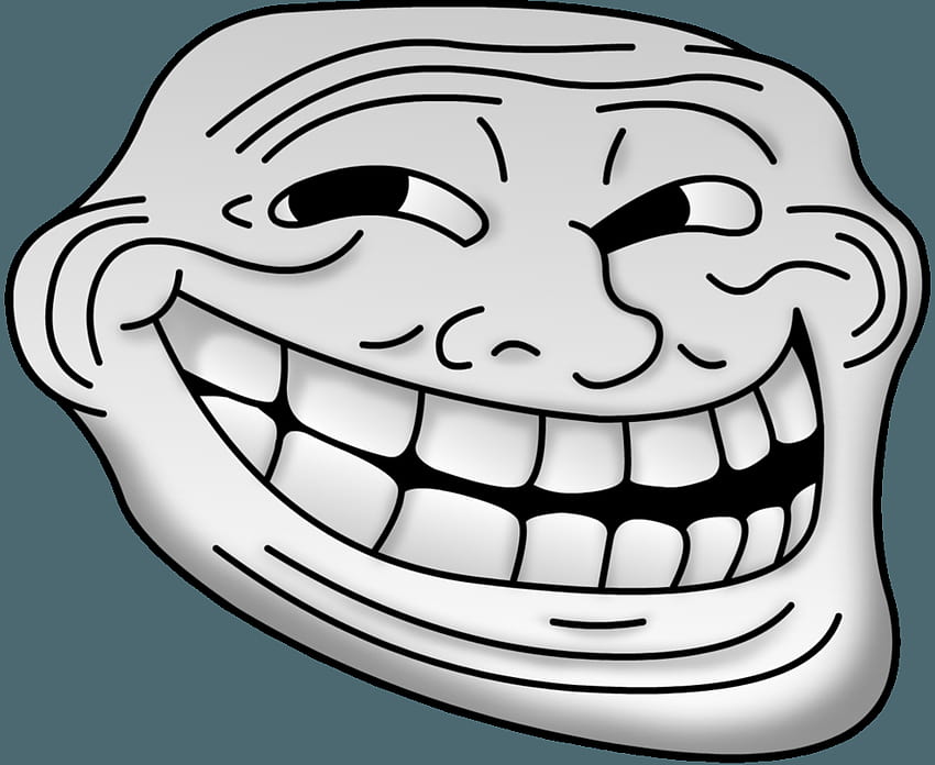 Troll Face przezroczysty PNG, tło twarzy trolla Tapeta HD