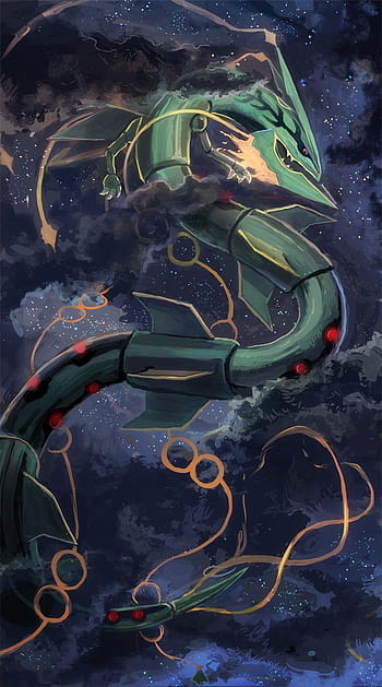 Shiny Rayquaza - Pokémon Fan Art (37443888) - Fanpop