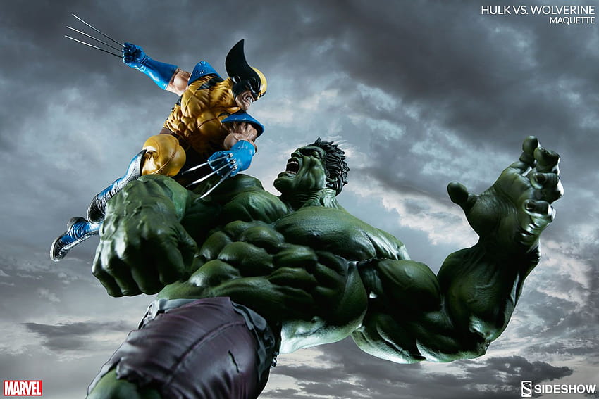 maravilha, hulk vs wolverine papel de parede HD