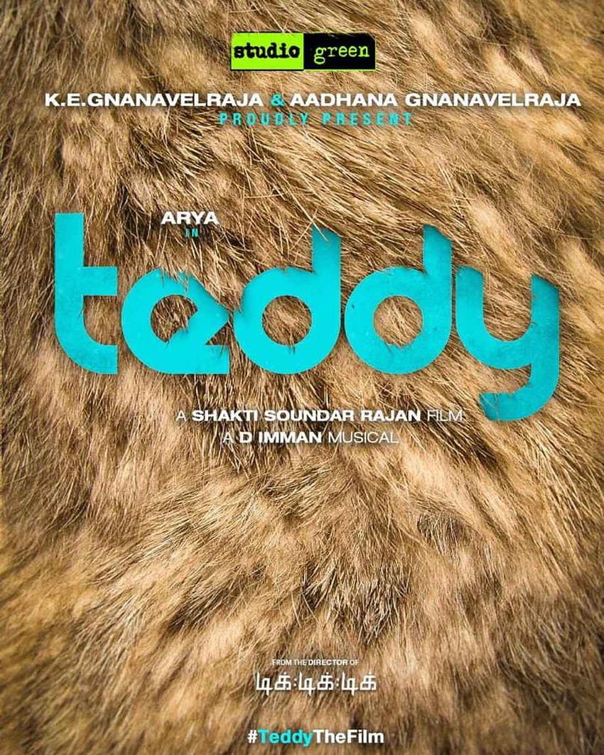 Teddy Movie Posters, teddy tamil movie HD phone wallpaper