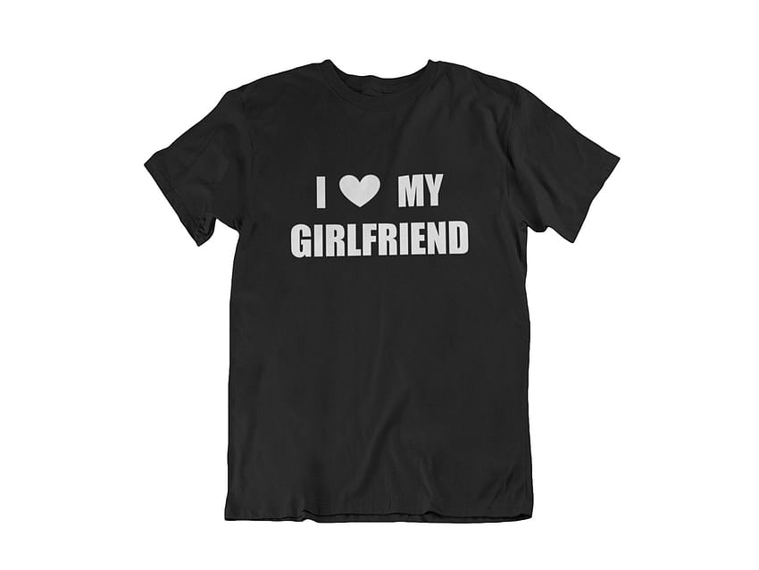 Men's I Love My Girlfriend T Shirt Girlfriend Love HD wallpaper