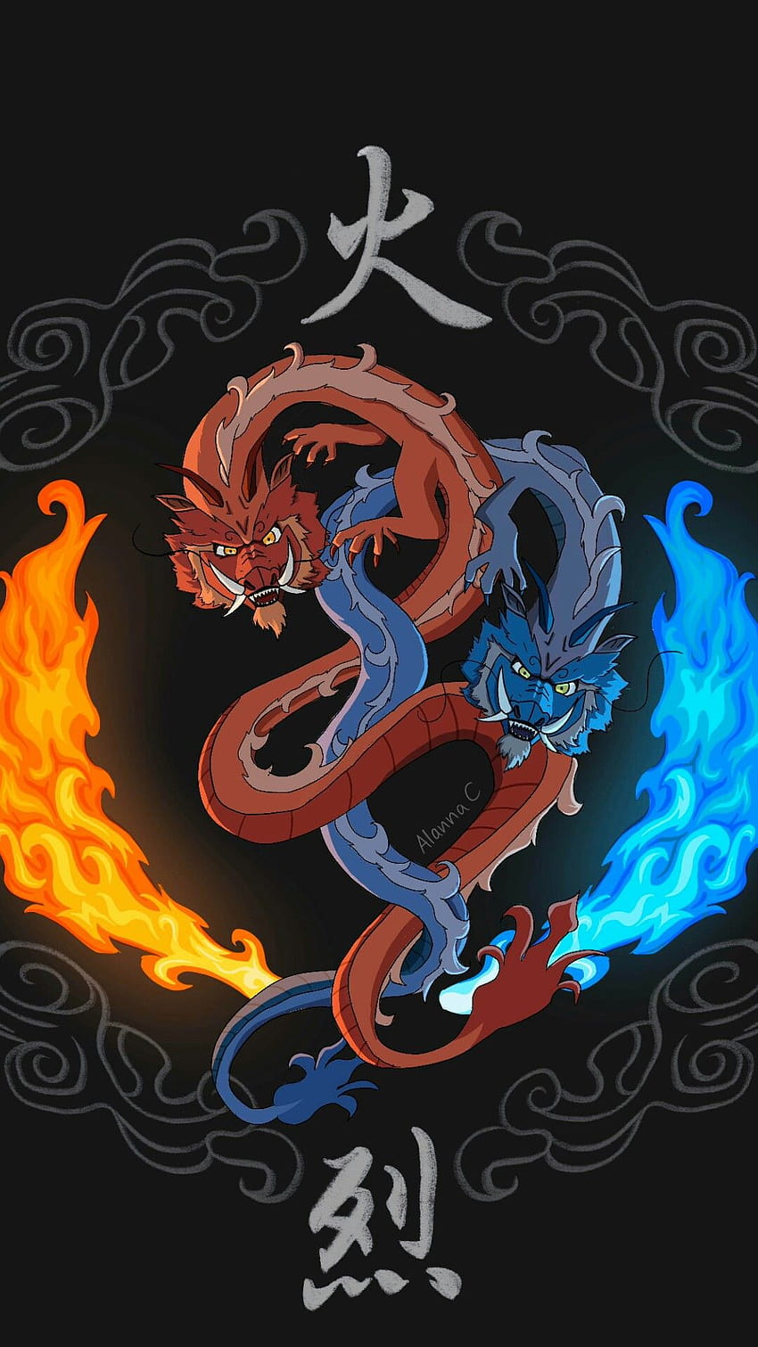 My new fire nation tattootwo dragons to come  rTheLastAirbender