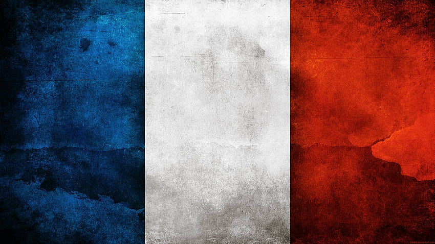 Bendera Prancis oleh think0, bendera Wallpaper HD
