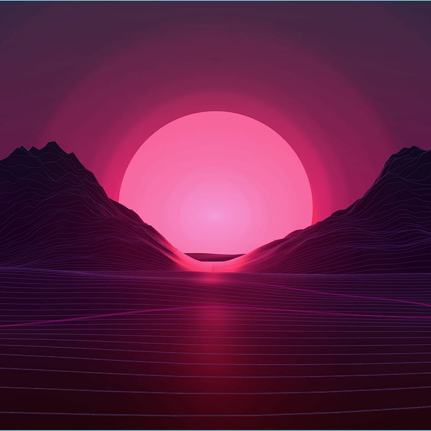 You Should Experience 9k Backgrounds At Least Once In, sunset aesthetic neon HD phone wallpaper