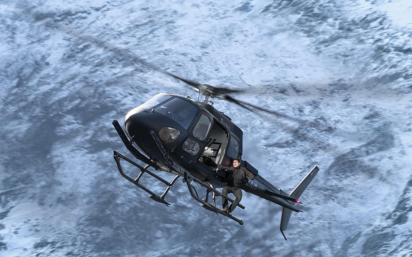 Ethan Hunt, Mission Impossible Fallout, helicopter films HD wallpaper