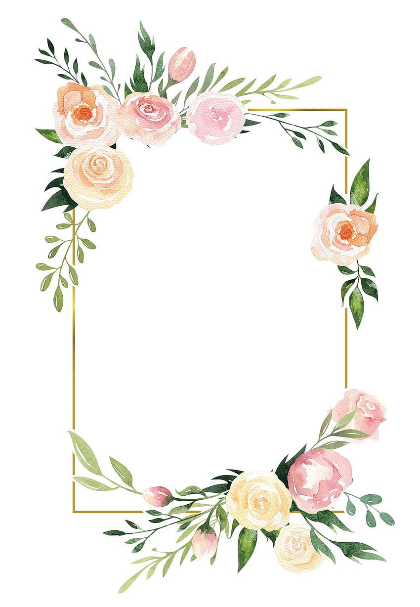 Pink Botanical Wreath, bridal shower HD phone wallpaper