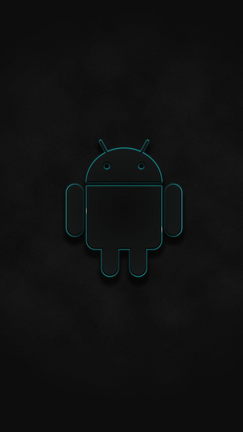 ロゴ Android ロゴ ライティング スタイル クール 曇り ダーク グリーン、ブラック ロゴ android HD電話の壁紙