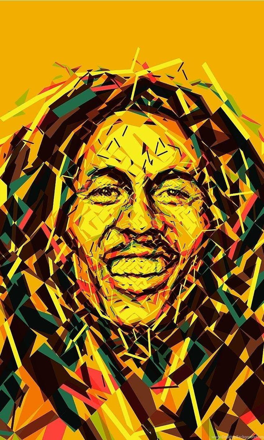 Latar Belakang Layar Kunci Reggae Bob Marley, latar belakang reggae wallpaper ponsel HD