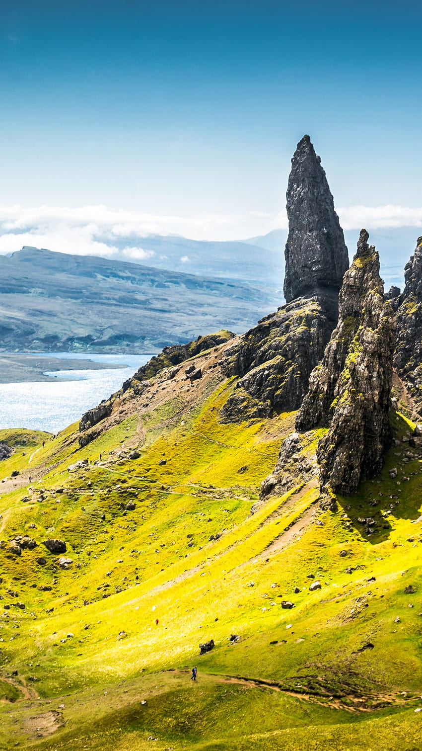 Isle of Skye, Scotland, Europe, nature, travel, , Nature, portrait HD phone wallpaper