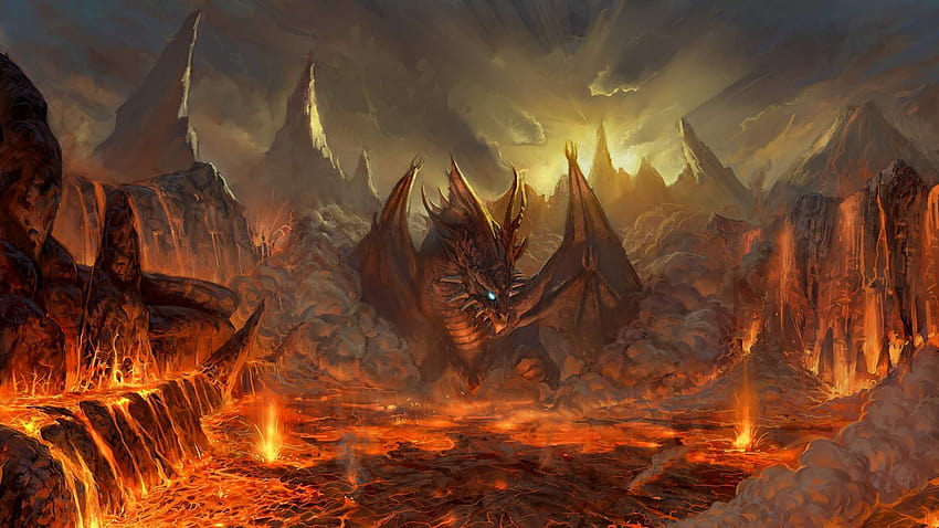Brown Dragon, wings of fire book HD wallpaper
