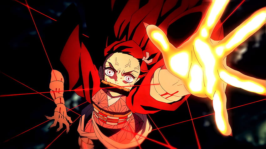 Nezuko Kamado Demon Slayer: Kimetsu no Yaiba Cool Wallpap, Dämonentöter 2022 HD-Hintergrundbild