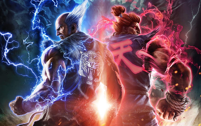 Tekken 7 Fated Retribution Heihachi Akuma HD wallpaper