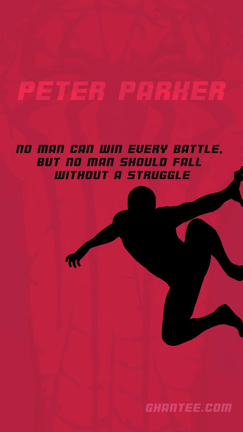 peter parker spiderman quote phone, spider man quotes HD phone wallpaper
