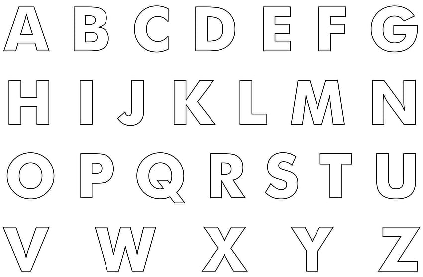 I 6 migliori stampini per lettere stampabili di grandi dimensioni R Sfondo HD