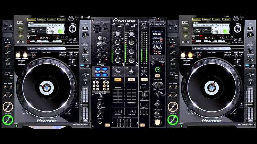 Hochwertiger Pioneer DJ, Pionier-DJ-Mixer HD-Hintergrundbild