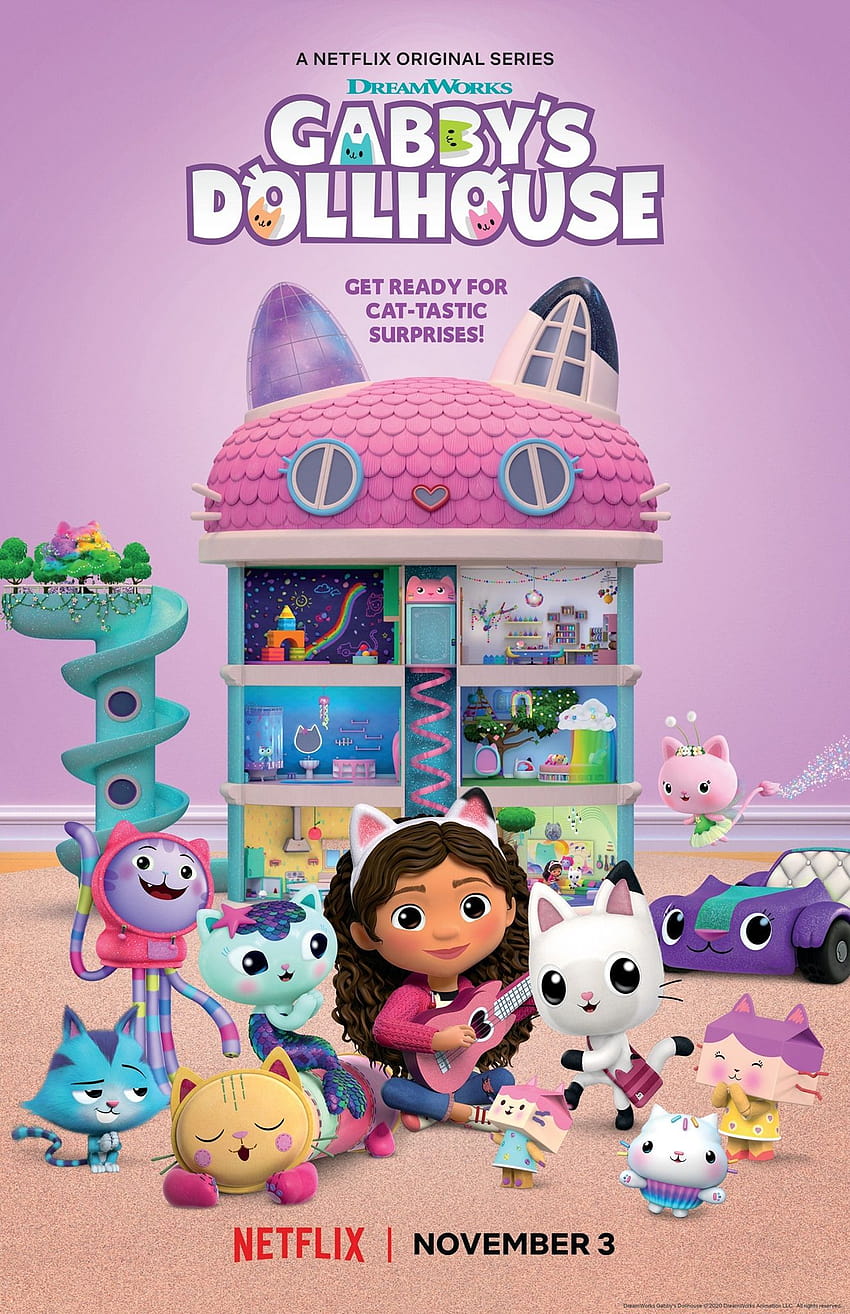 Gabby's Dollhouse Poster 1, gabbys dollhouse HD phone wallpaper