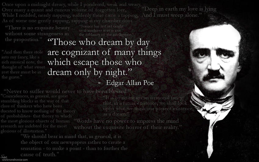 Poe Und Edgar Allan Poe HD-Hintergrundbild