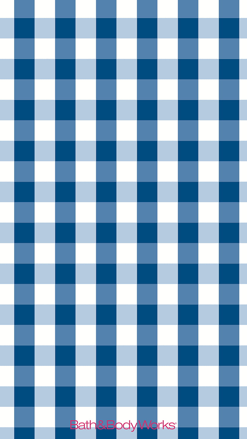Blue Gingham iPhone in 2019, bath and body works HD phone wallpaper