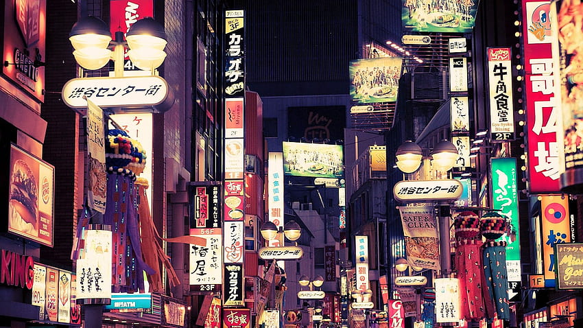 Japanese Anime City Wallpapers  Wallpaper Cave