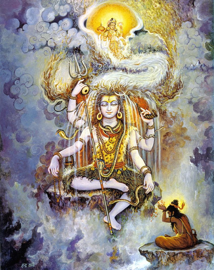Quem é Shiva?, Shiva meditando Papel de parede de celular HD