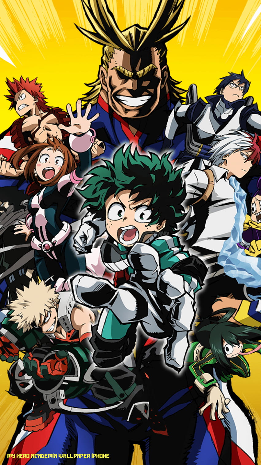 My Hero Academia iPhone, my hero academia'yı arayın HD telefon duvar kağıdı