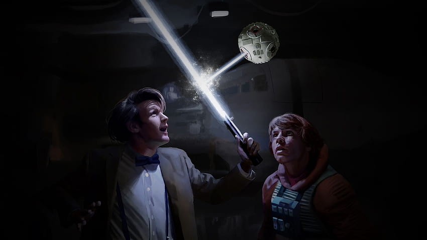 Full doctor who star wars luke skywalker lightsaber HD wallpaper