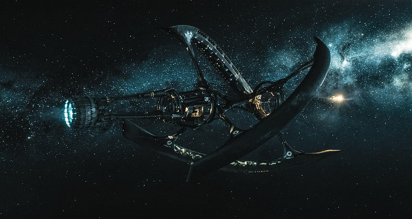 Starship Avalon in Passengers HD wallpaper