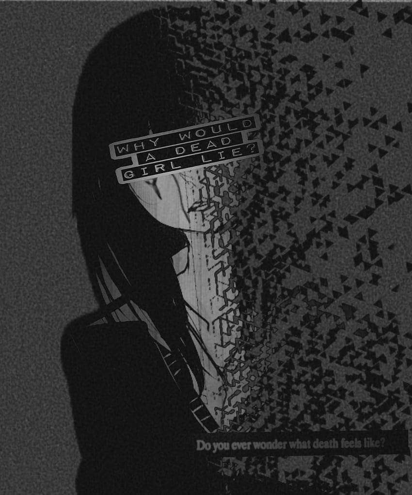 Depressed Girl, sad aesthetic anime girl HD phone wallpaper | Pxfuel