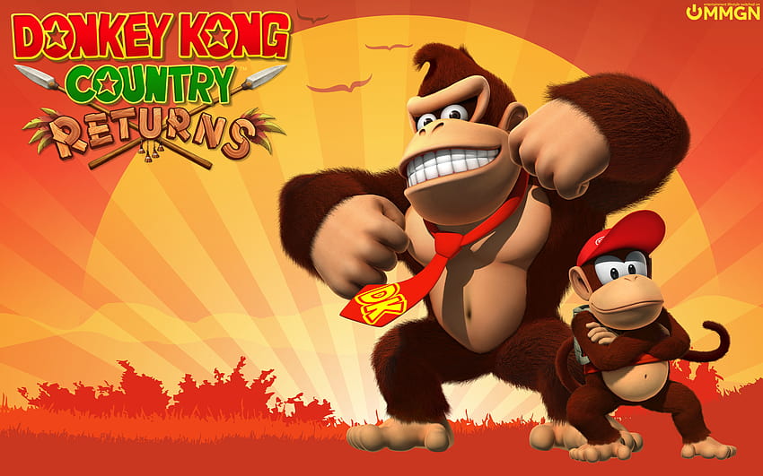 Donkey Kong Country Returns ดองกี้คอง 64 วอลล์เปเปอร์ HD