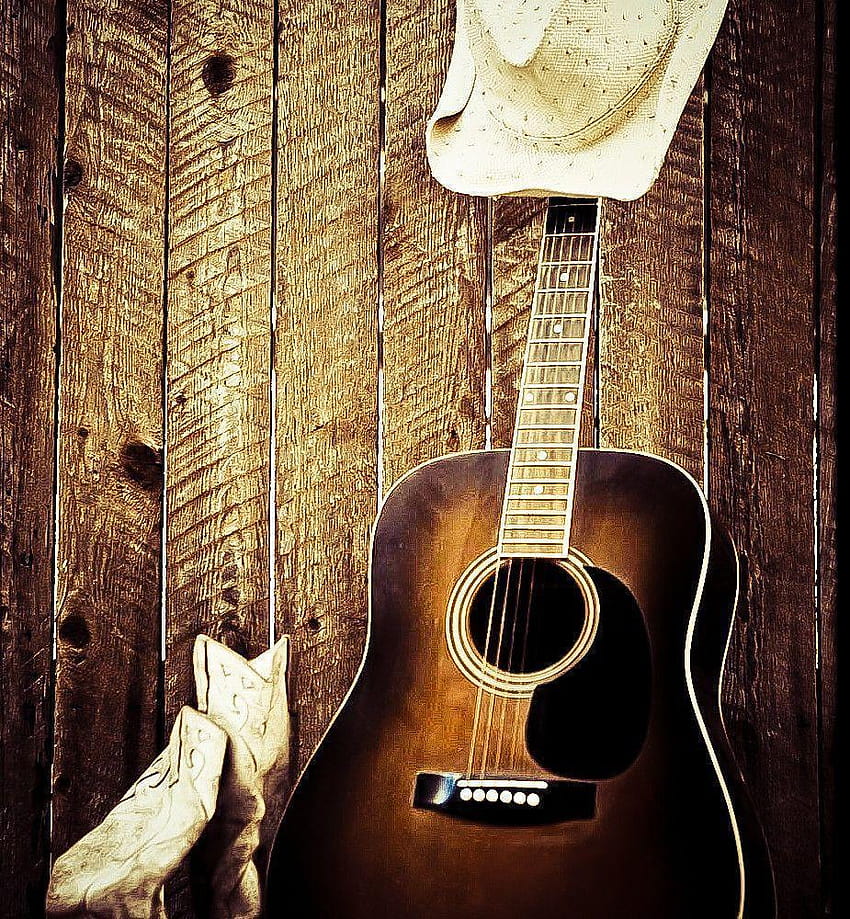 Untuk > Latar Belakang Gitar Country, musik country wallpaper ponsel HD