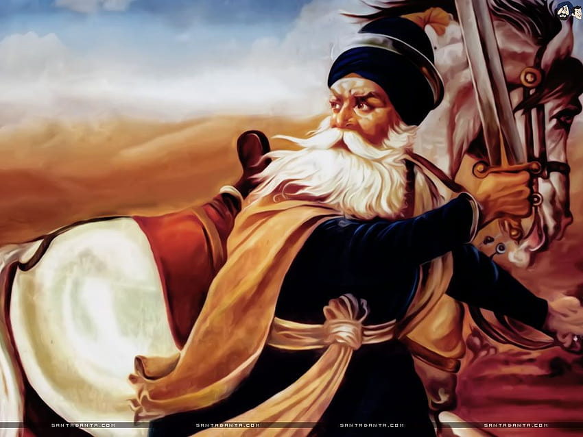 Ekskluzywny Sikh Guru i Gurudwara, Baba Deep Singh Ji Tapeta HD