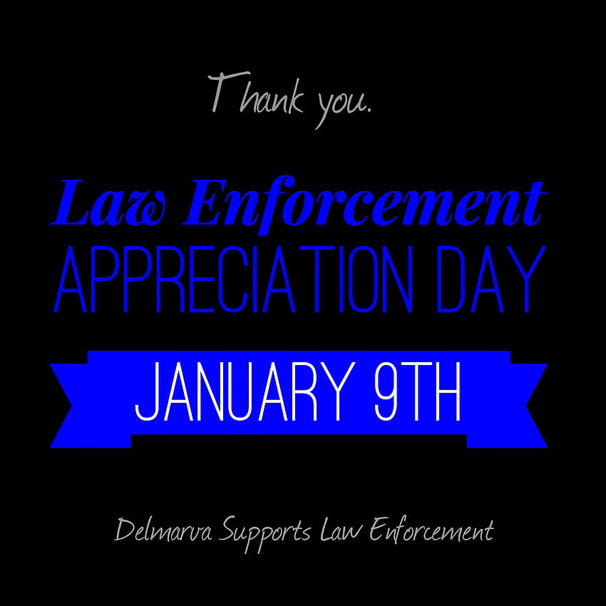 Law Enforcement Appreciation Day, créé par C.O.P.S. Fond d'écran de téléphone HD
