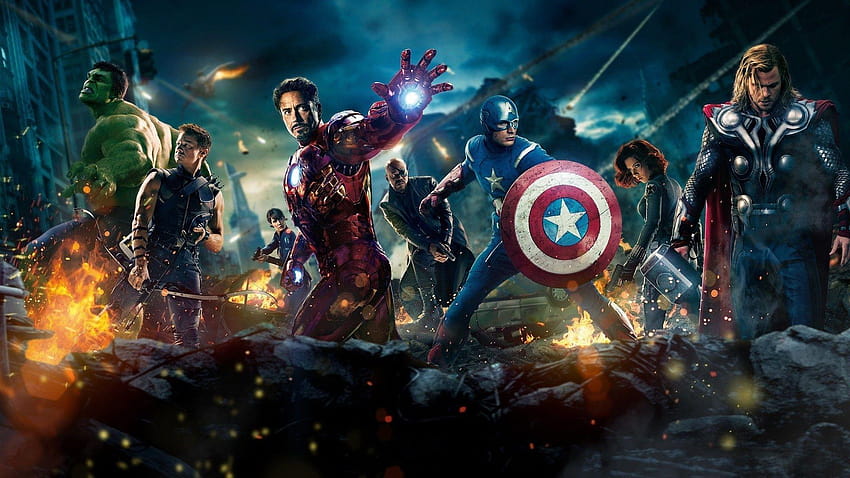 1920x1080 The Avengers, Iron Man, Captain America, Hulk, captain ...