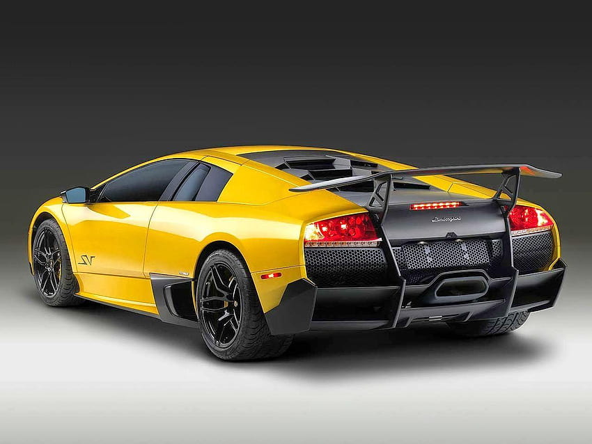 Yellow Racing Lamborghini Murcielago Sport Car For, yellow lamborghini murcielago HD wallpaper