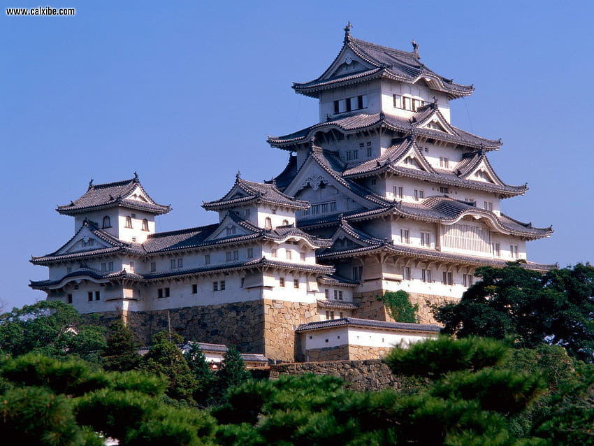 Kastil Himeji Kastil Jepang Wallpaper HD