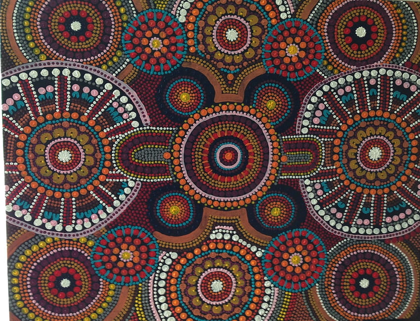 aboriginal art, aboriginal paintings HD wallpaper