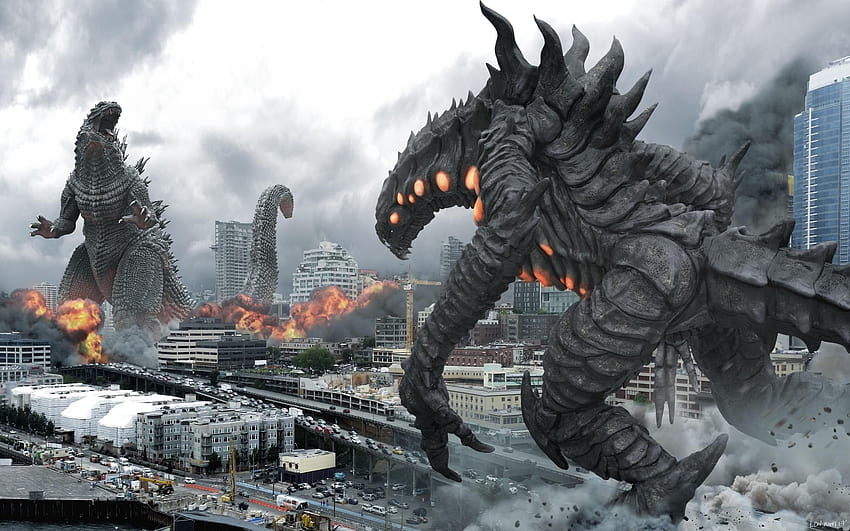 Godzilla contra King Kong, Godzila contra Kong fondo de pantalla