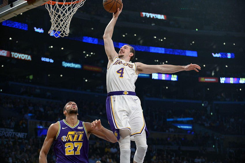 Lakers: Alex Caruso si è divertito ad essere uno dei beniamini dei fan; ha Sfondo HD