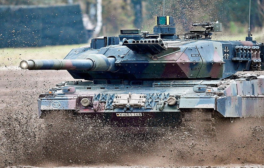 Tank, Jerman, Jerman, Leopard 2, Bundeswehr, Leopard 2A7 , bagian оружие Wallpaper HD