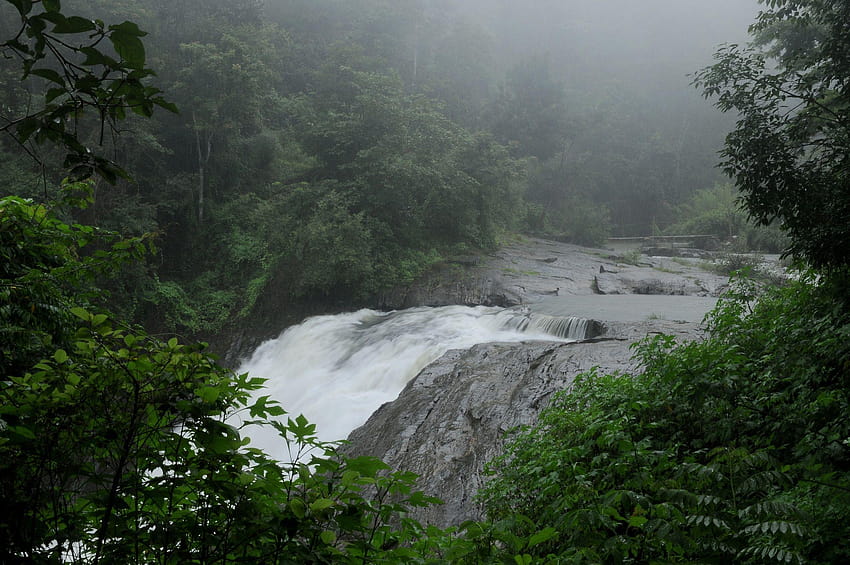 Waterfalls, kerala tourism HD wallpaper