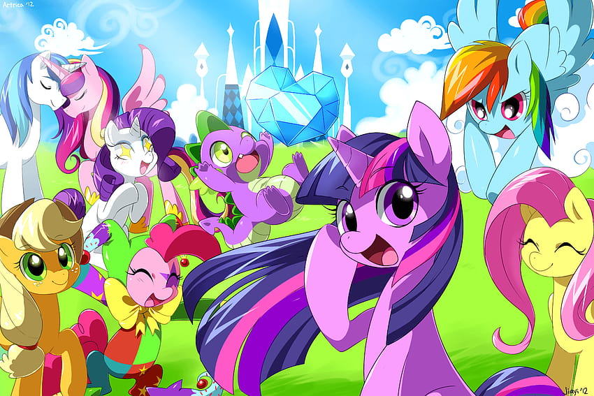 My Little Pony Friendship Is Magic Cartoon for HD wallpaper