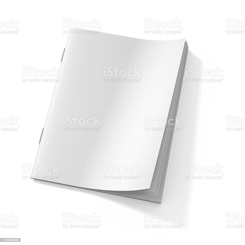 Blank Stapled Booklet On White Paper Stock, blooket HD phone wallpaper
