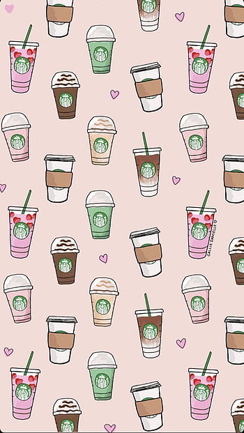 Cute Starbucks iPhone Wallpapers - Top Free Cute Starbucks iPhone  Backgrounds - WallpaperAccess