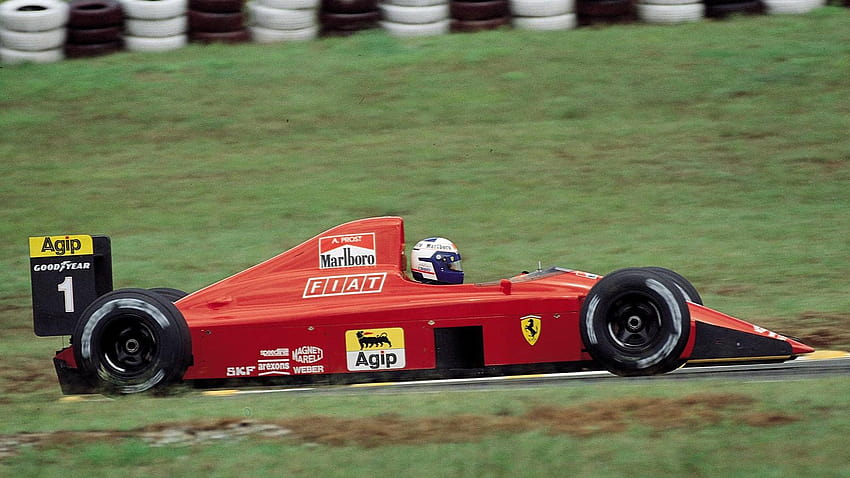 Alain Prost vince sul circuito di casa del rivale Sfondo HD