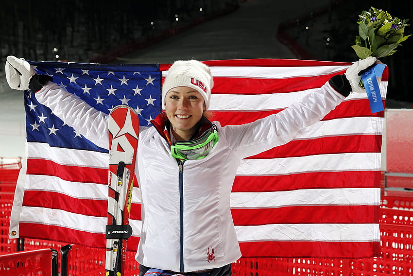 Mikaela Shiffrin of the U.S. gold medal in Sochi 2014 HD wallpaper