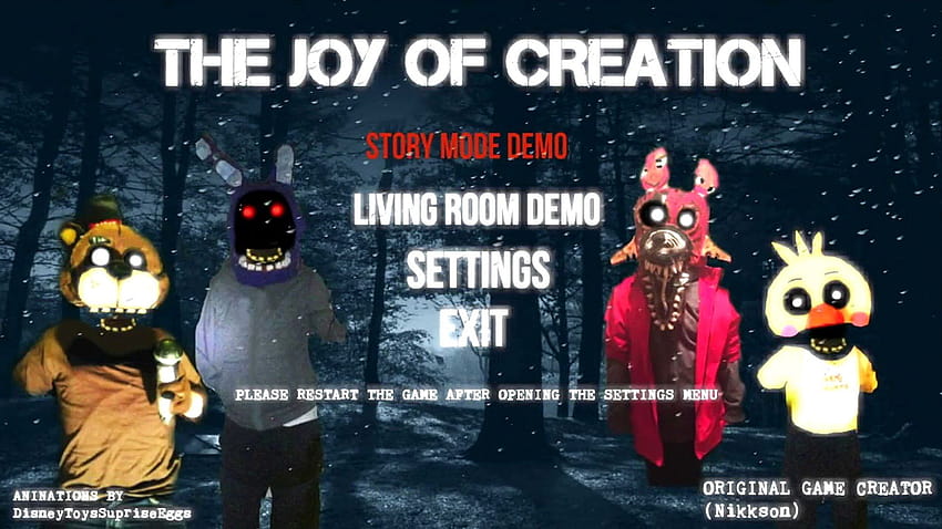 TJOC Story Mode Screamtage, The Joy of Creation: Story Mode [ALL JUMPSC
