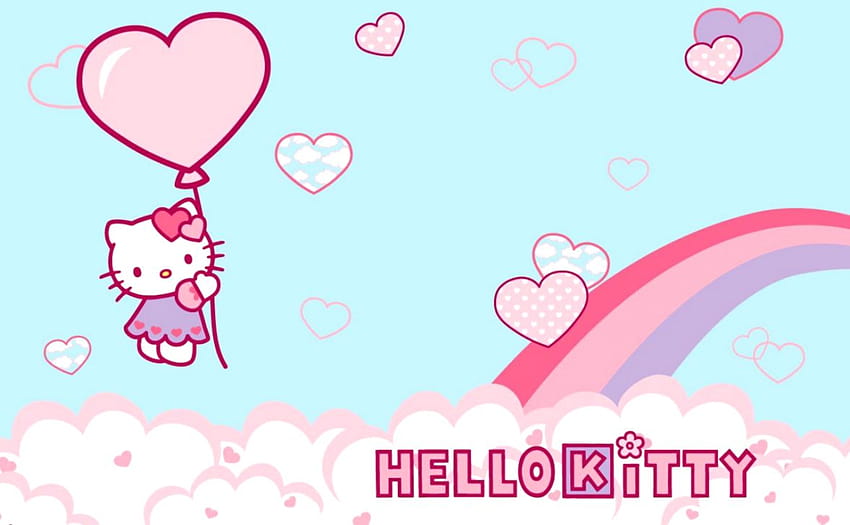 Hello Kitty Valentine, Sarah Mercado tarafından gönderildi, sanrio sevgililer günü HD duvar kağıdı
