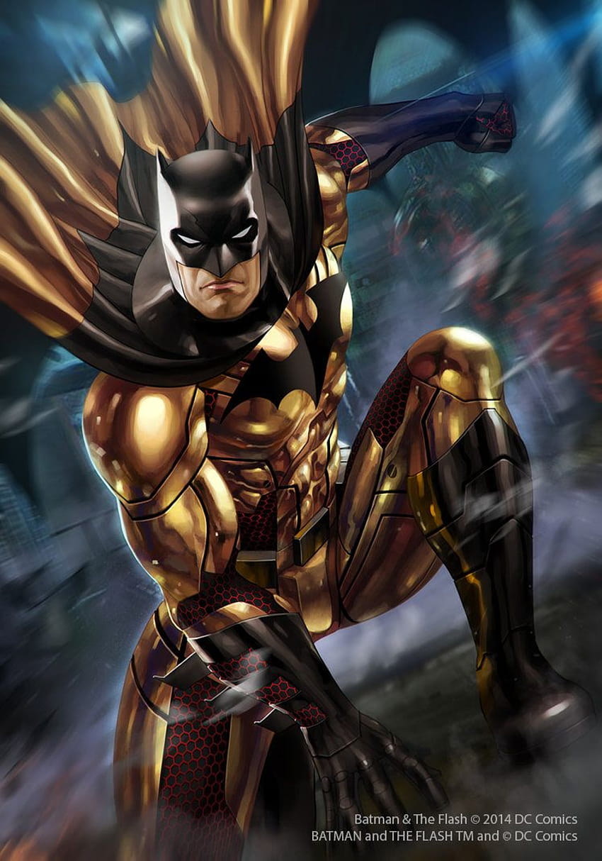 Gold Batman, gold superhero suit HD phone wallpaper | Pxfuel