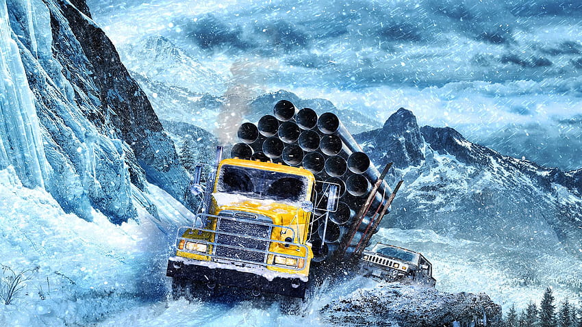 Icy MudRunner sequel SnowRunner comes skidding to an April release HD wallpaper